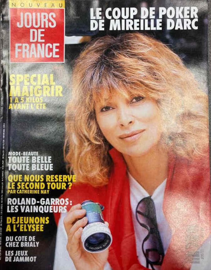 JOURS DE FRANCE magazine side cover Issue 1745 11 June 1988