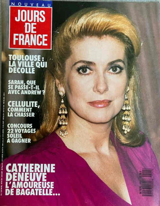 JOURS DE FRANCE magazine side cover Issue 1747 25 June 1988