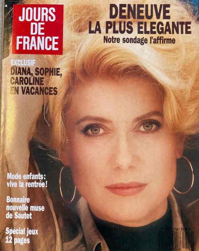 JOURS DE FRANCE magazine side cover Issue 1756 27 August 1988