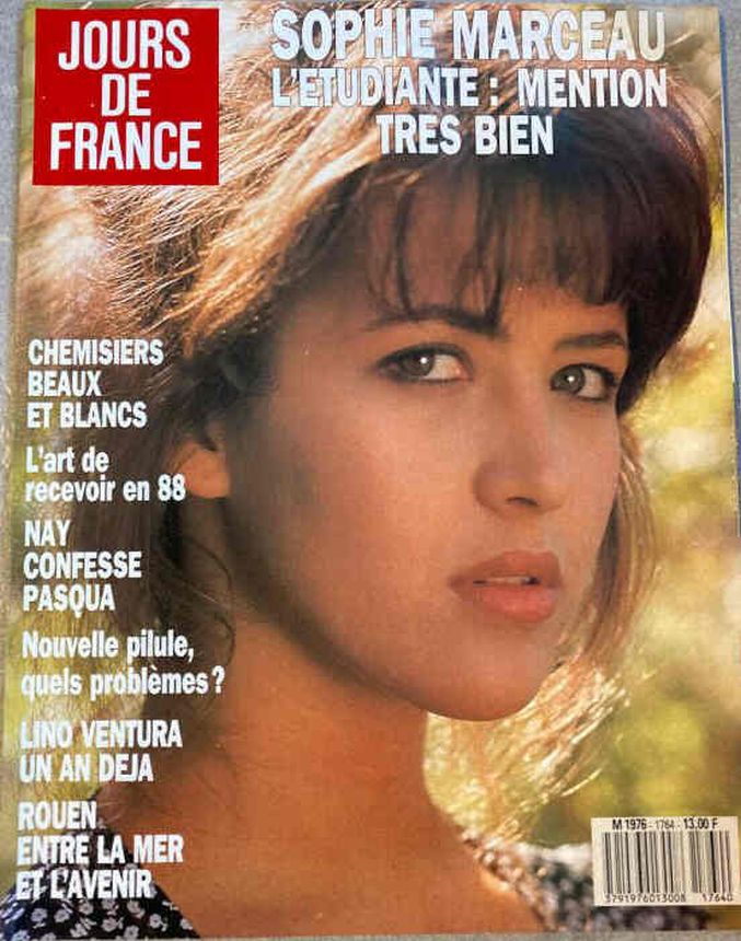 JOURS DE FRANCE magazine side cover Issue 1764 22 October 1988