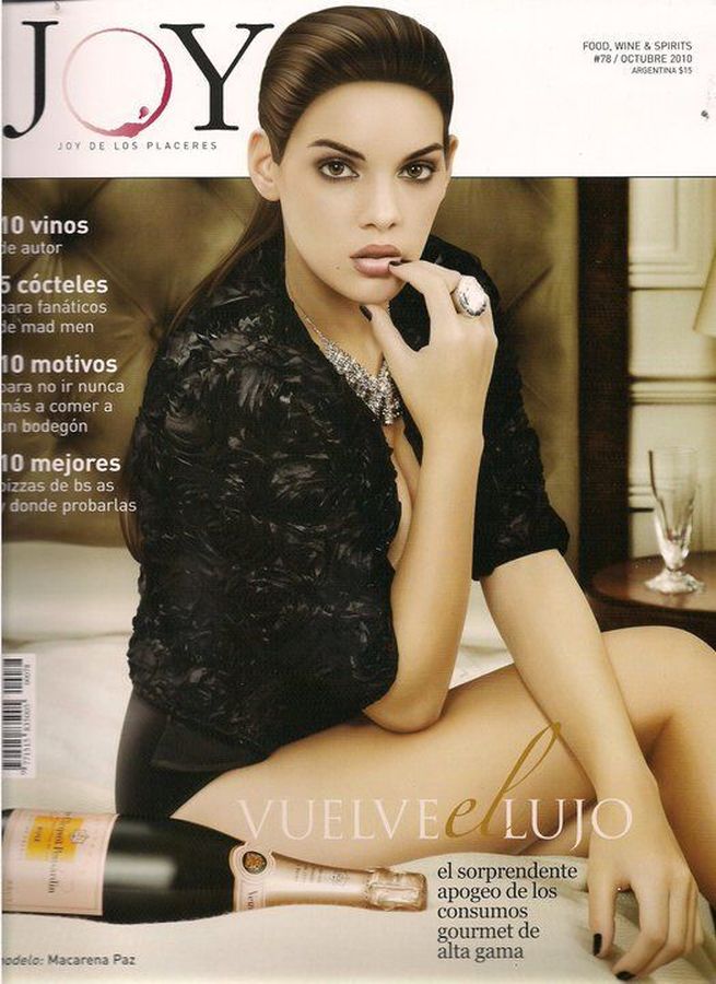 JOY ARGENTINA magazine side cover  October 2010