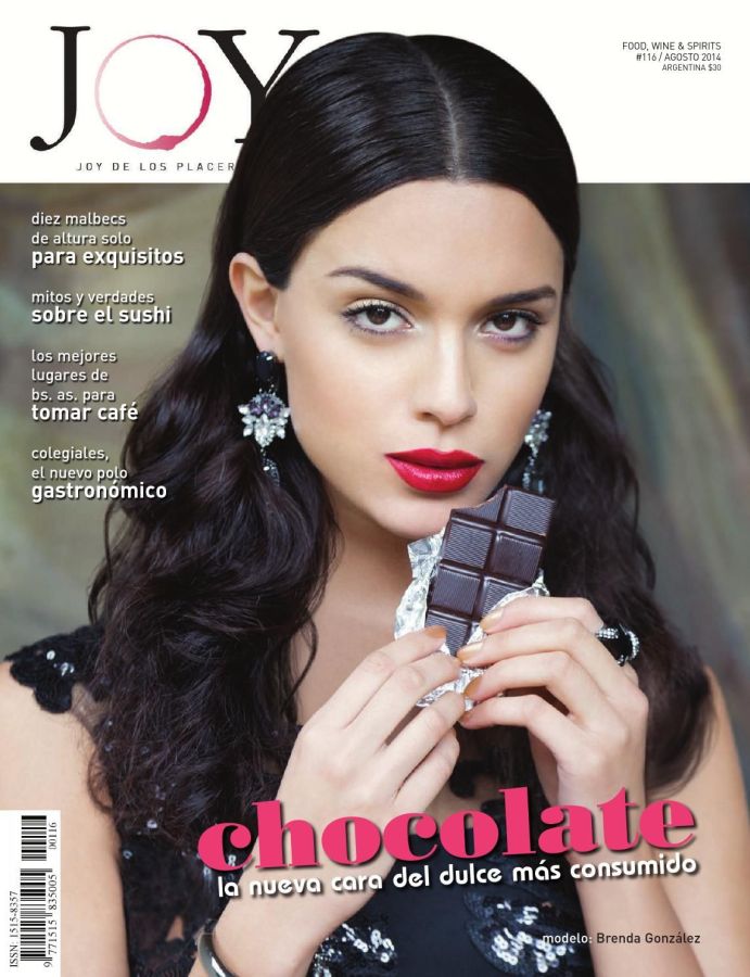 JOY ARGENTINA magazine side cover  August 2014