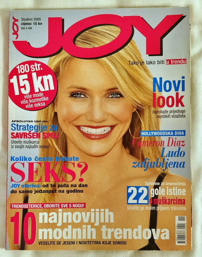 JOY CROATIA magazine side cover  November 2005
