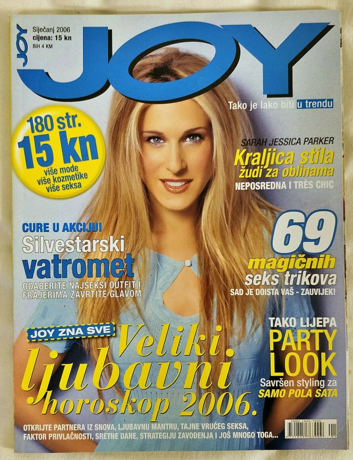 JOY CROATIA magazine side cover  January 2006