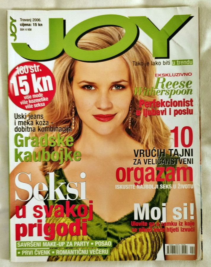 JOY CROATIA magazine side cover  April 2006