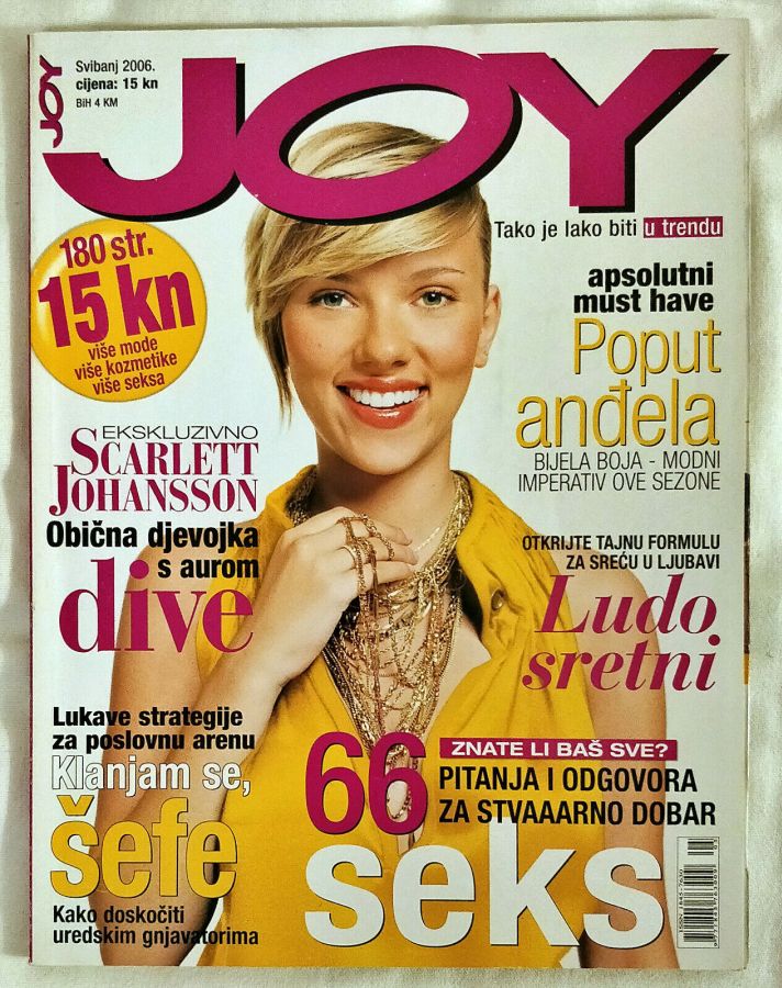 JOY CROATIA magazine side cover  May 2006