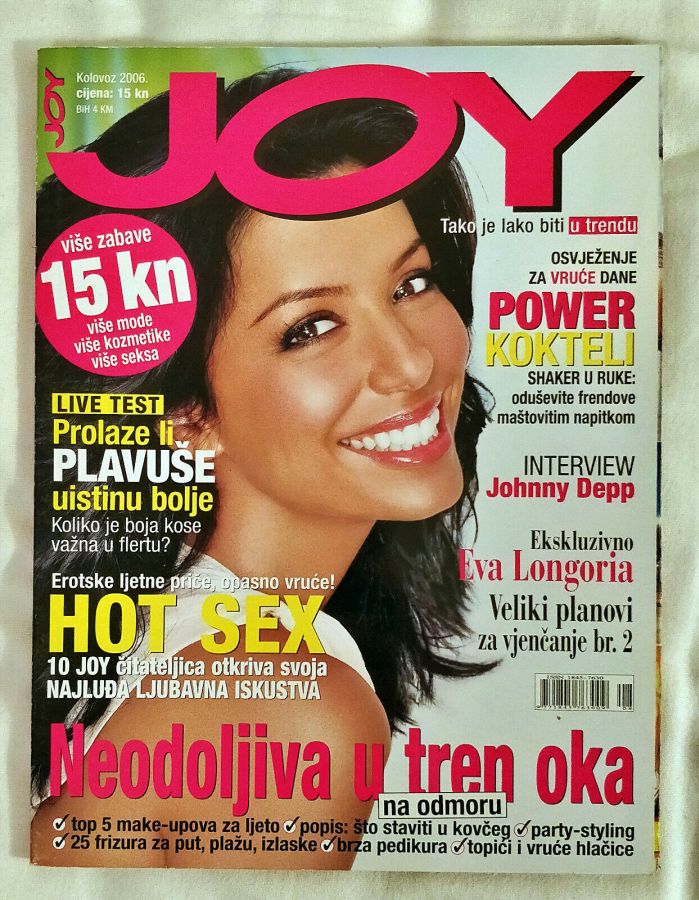 JOY CROATIA magazine side cover  August 2006