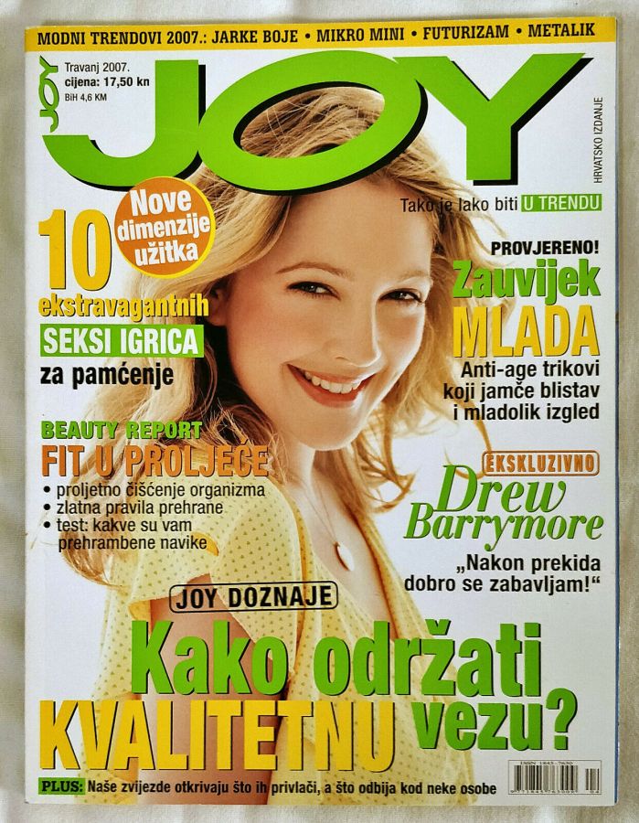 JOY CROATIA magazine side cover  April 2007