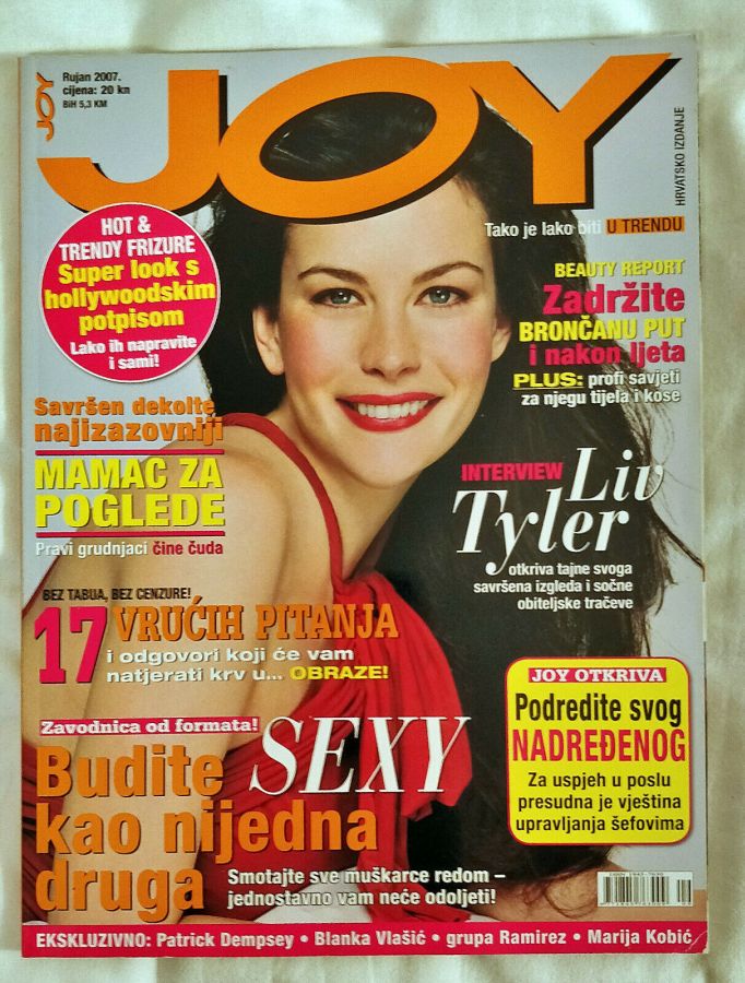 JOY CROATIA magazine side cover  September 2007
