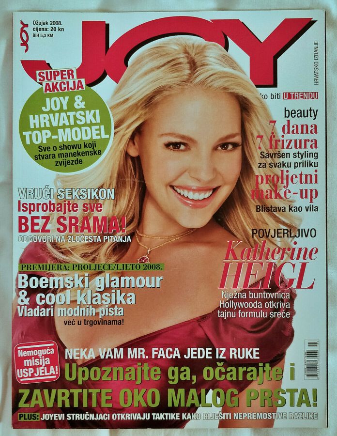 JOY CROATIA magazine side cover  March 2008