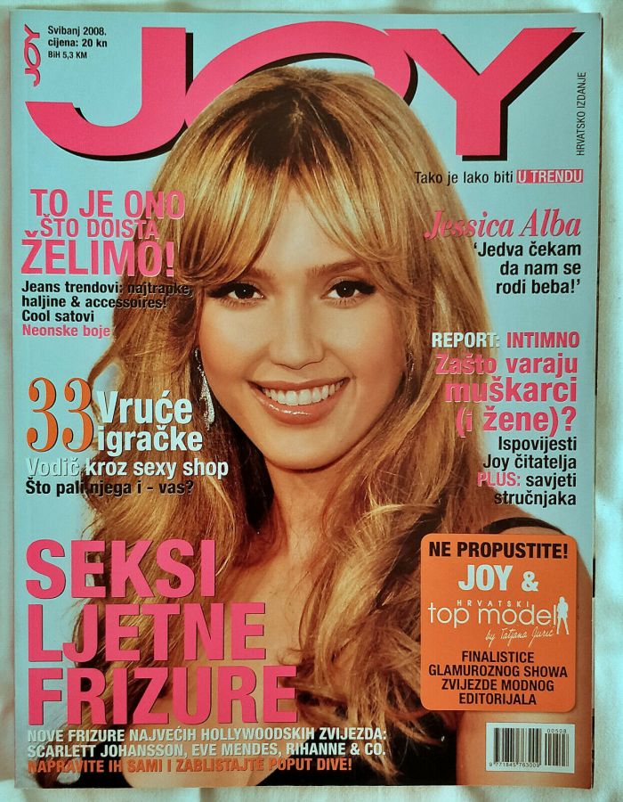 JOY CROATIA magazine side cover  May 2008
