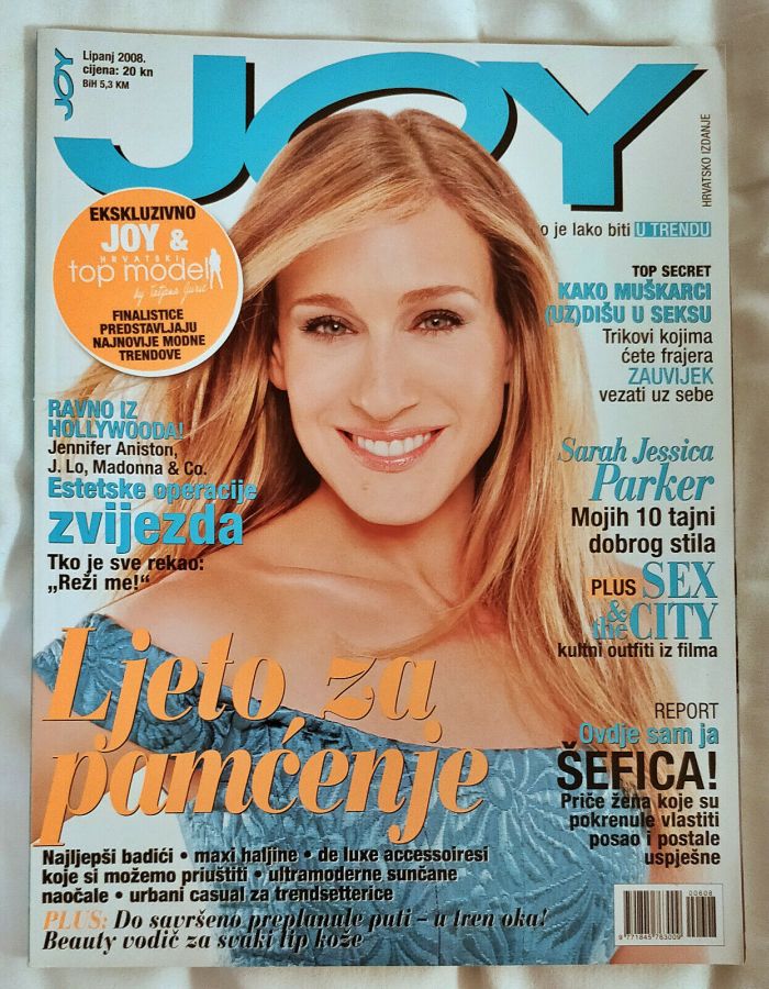 JOY CROATIA magazine side cover  June 2008
