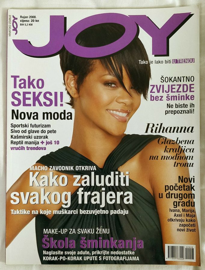 JOY CROATIA magazine side cover  September 2008