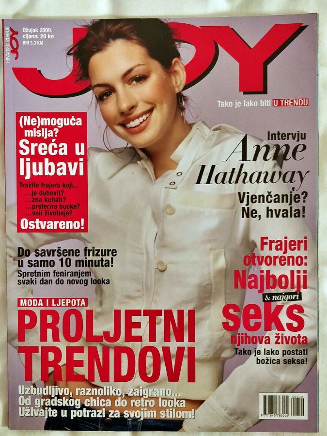 JOY CROATIA magazine side cover  March 2009