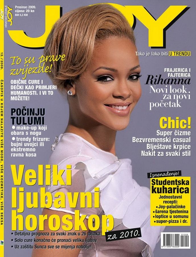 JOY CROATIA magazine side cover  December 2009