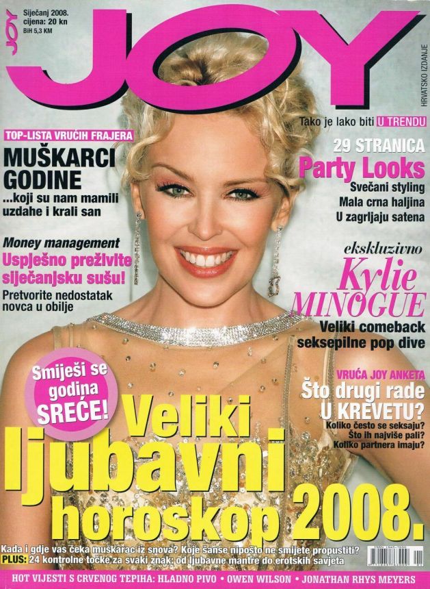JOY CROATIA magazine side cover  January 2008