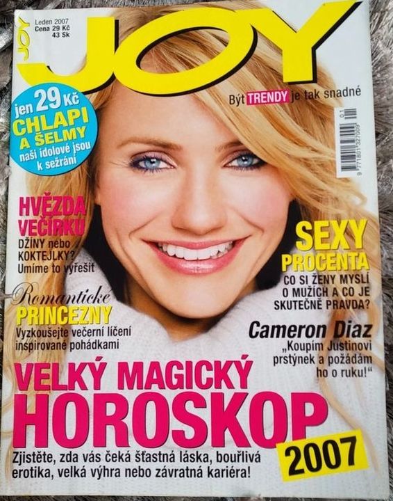 JOY CZECHOSLOVAKIA magazine side cover  January 2007