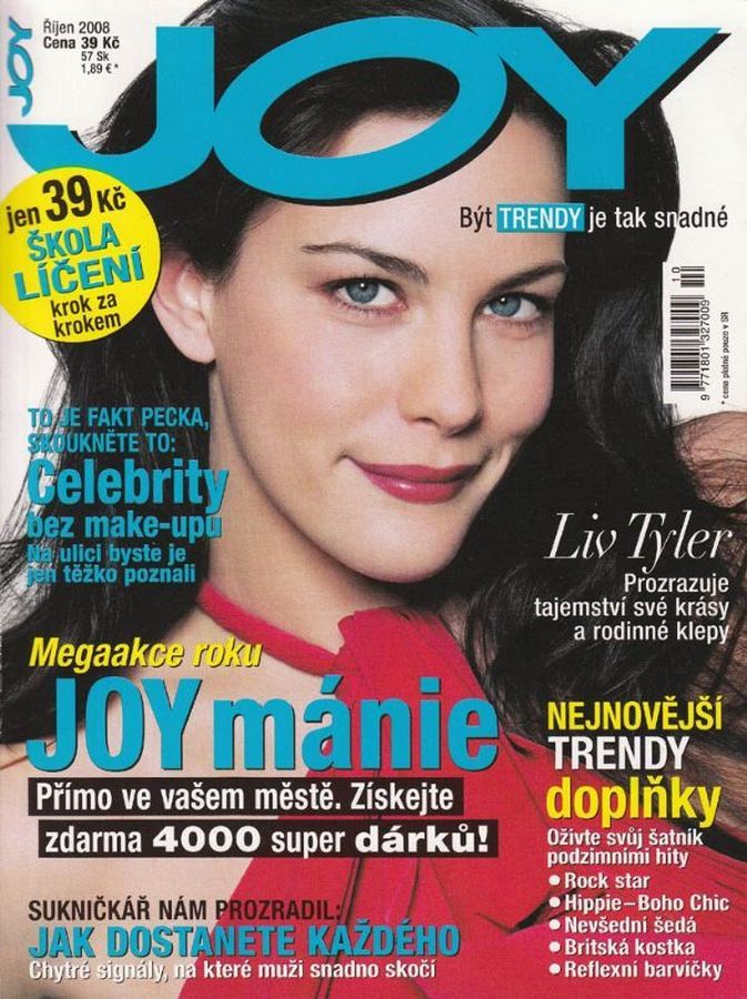 JOY CZECHOSLOVAKIA magazine side cover  October 2008