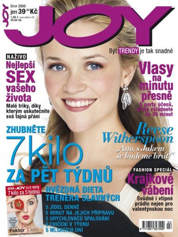 JOY CZECHOSLOVAKIA magazine side cover  February 2009