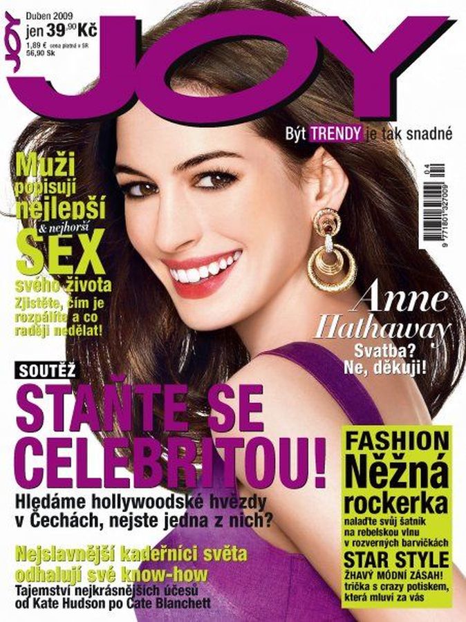JOY CZECHOSLOVAKIA magazine side cover  April 2009