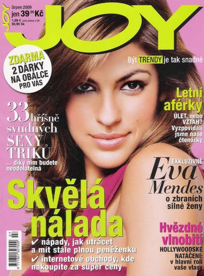 JOY CZECHOSLOVAKIA magazine side cover  August 2009