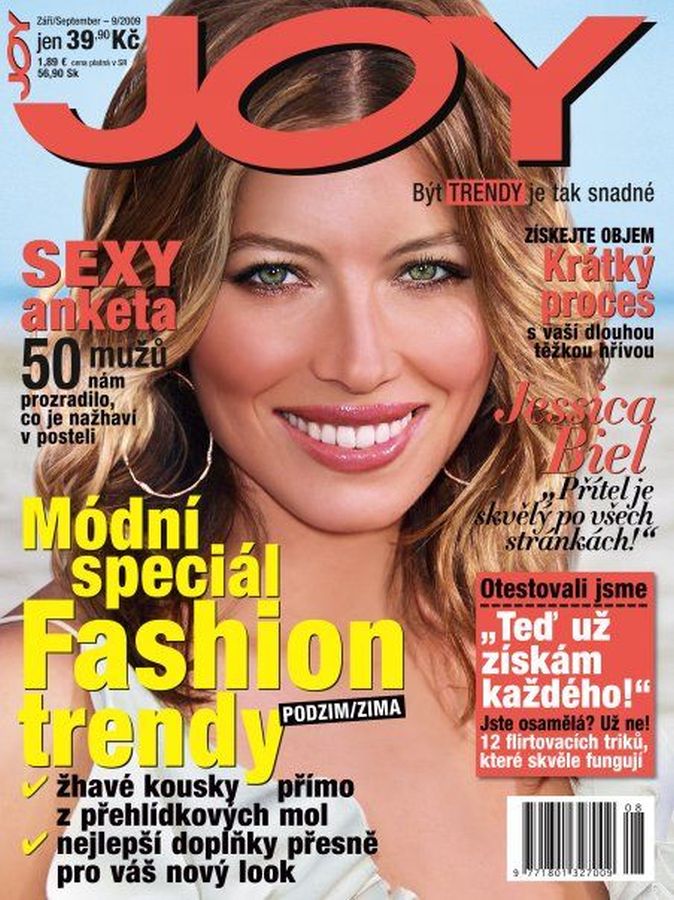 JOY CZECHOSLOVAKIA magazine side cover  September 2009