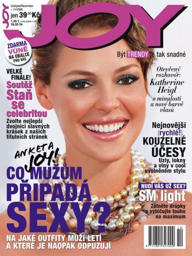 JOY CZECHOSLOVAKIA magazine side cover  November 2009