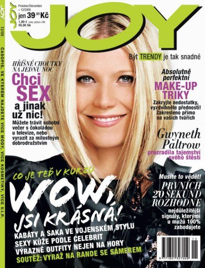 JOY CZECHOSLOVAKIA magazine side cover  December 2009