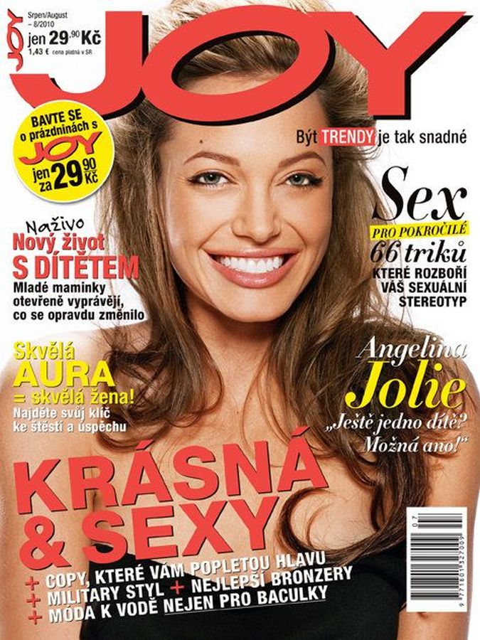 JOY CZECHOSLOVAKIA magazine side cover  August 2010