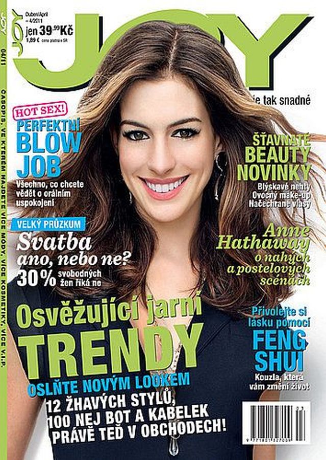 JOY CZECHOSLOVAKIA magazine side cover  April 2011
