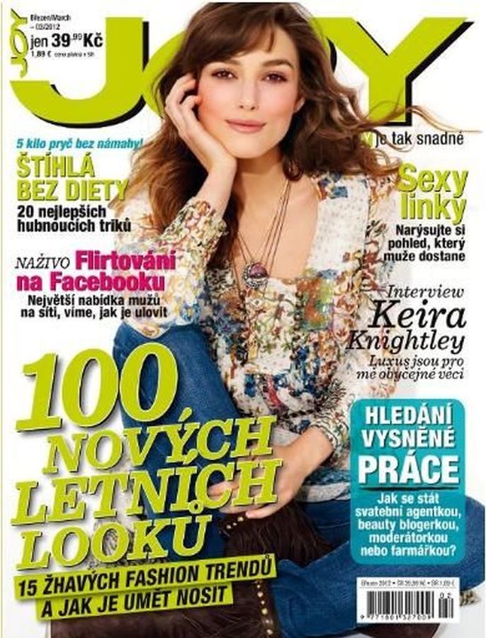 JOY CZECHOSLOVAKIA magazine side cover  March 2012