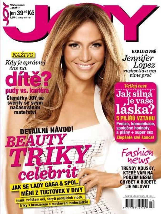 JOY CZECHOSLOVAKIA magazine side cover  September 2012