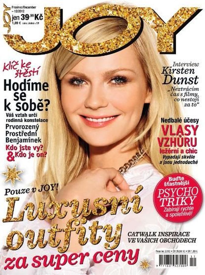 JOY CZECHOSLOVAKIA magazine side cover  December 2012