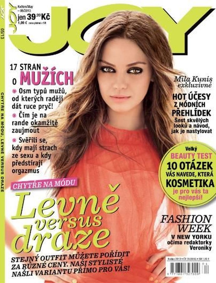 JOY CZECHOSLOVAKIA magazine side cover  May 2013