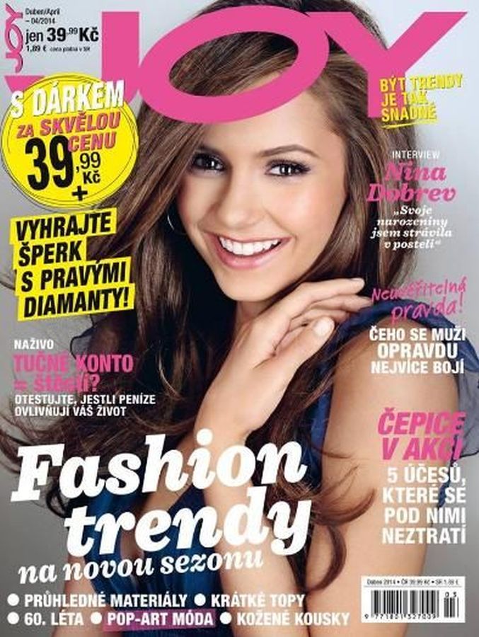 JOY CZECHOSLOVAKIA magazine side cover  April 2014