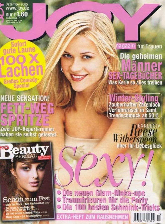 JOY GERMANY magazine side cover  December 2005