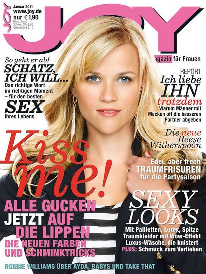 JOY GERMANY magazine side cover  January 2011