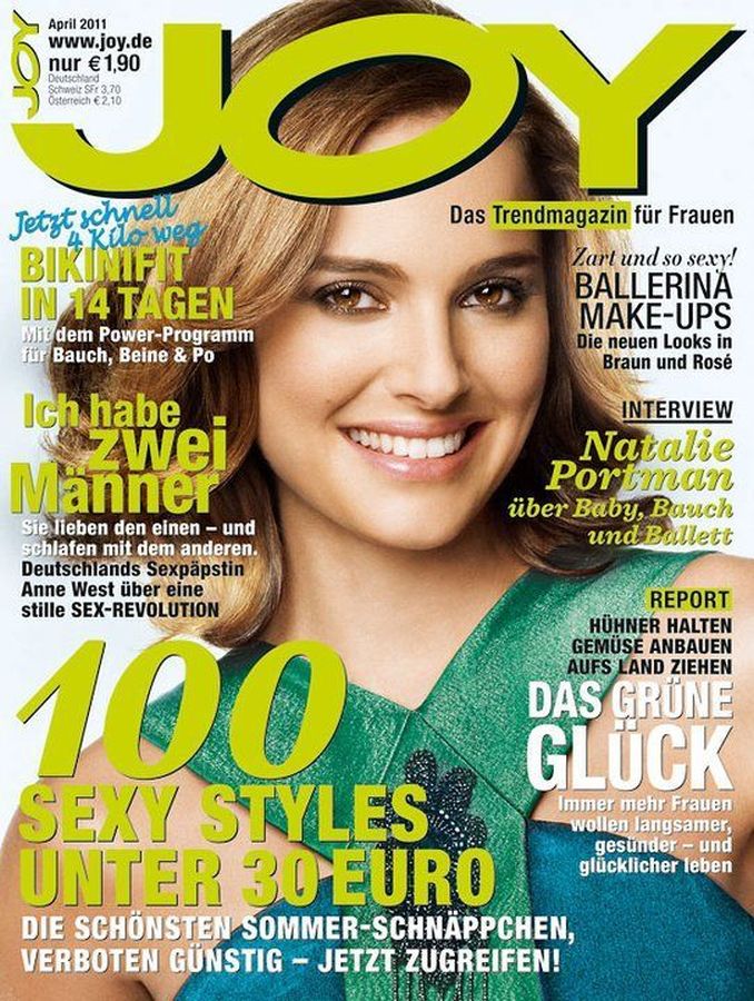 JOY GERMANY magazine side cover  April 2011