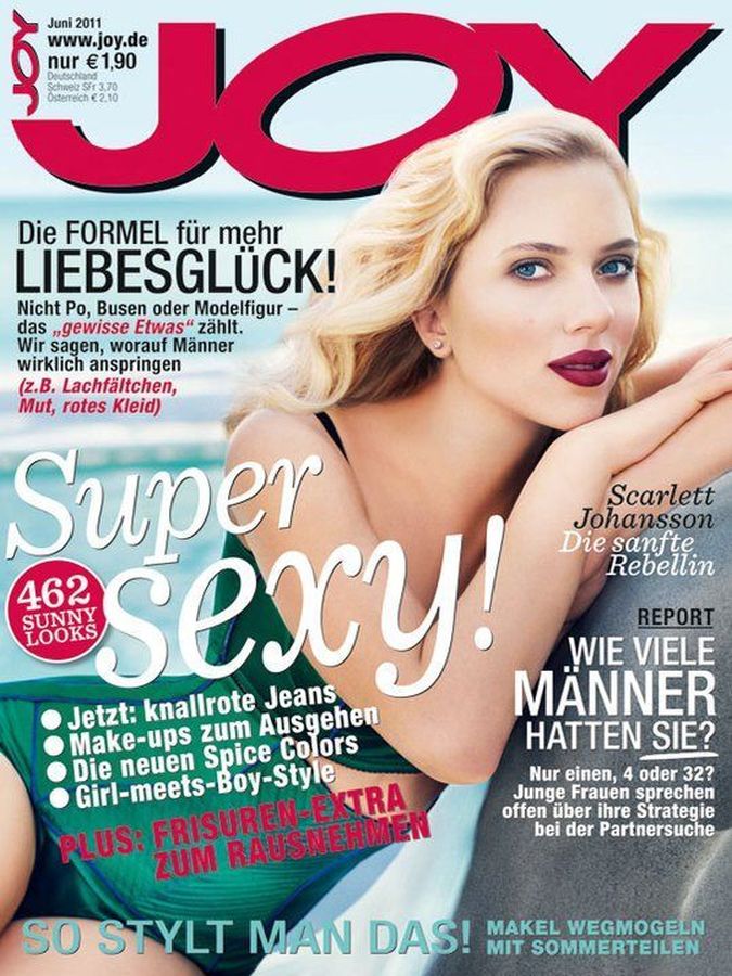 JOY GERMANY magazine side cover  June 2011