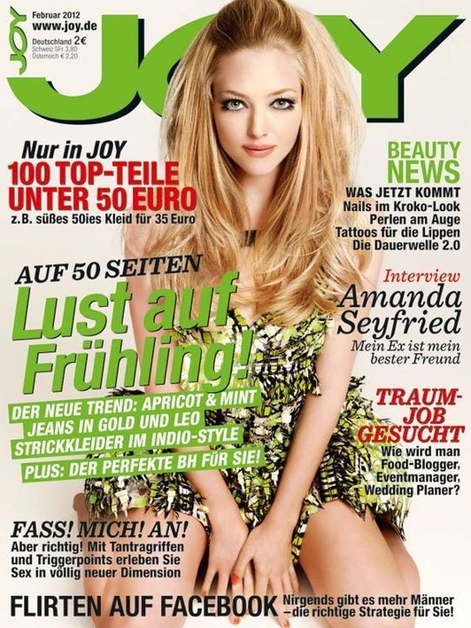 JOY GERMANY magazine side cover  February 2012