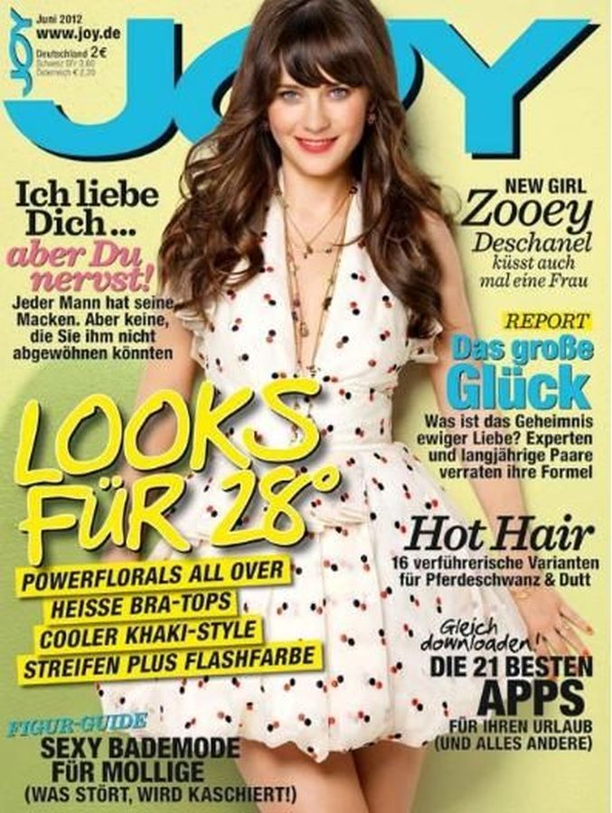 JOY GERMANY magazine side cover  June 2012