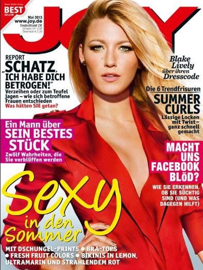 JOY GERMANY magazine side cover  May 2013