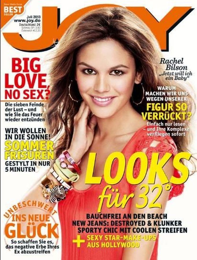 JOY GERMANY magazine side cover  July 2013