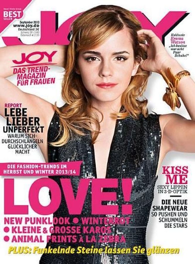 JOY GERMANY magazine side cover  September 2013