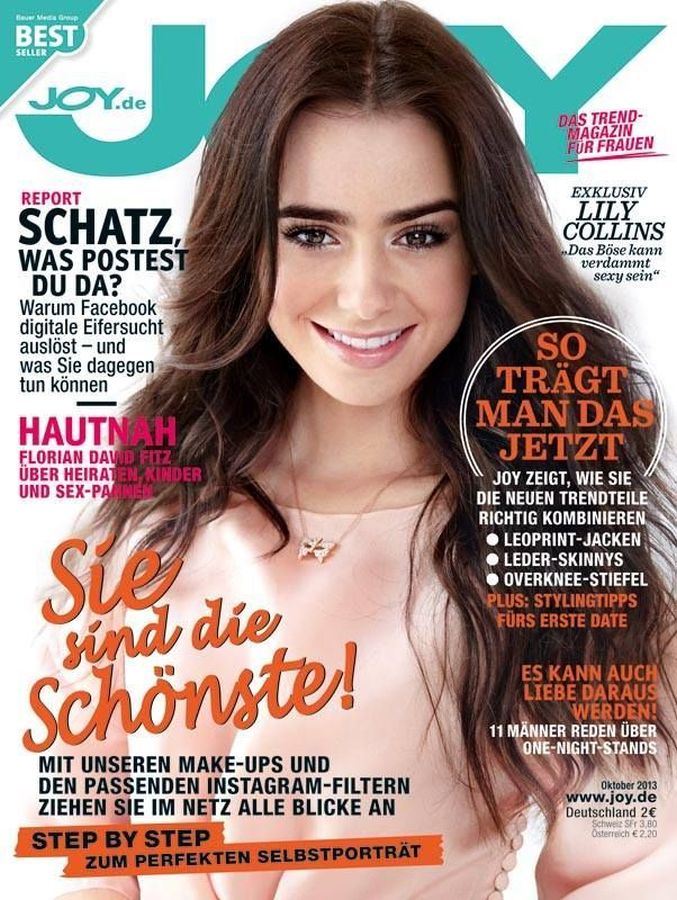 JOY GERMANY magazine side cover  October 2013