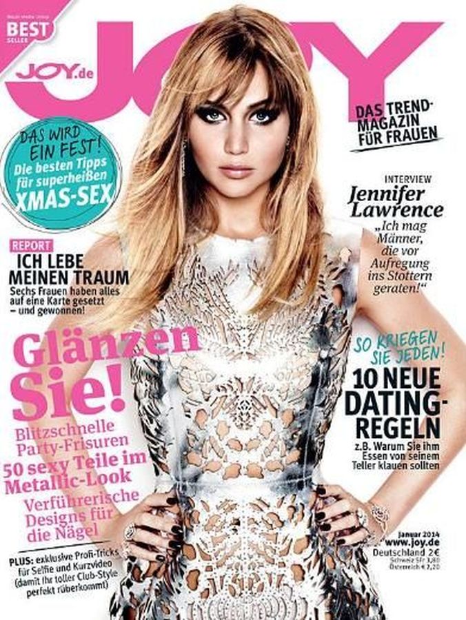 JOY GERMANY magazine side cover  January 2014