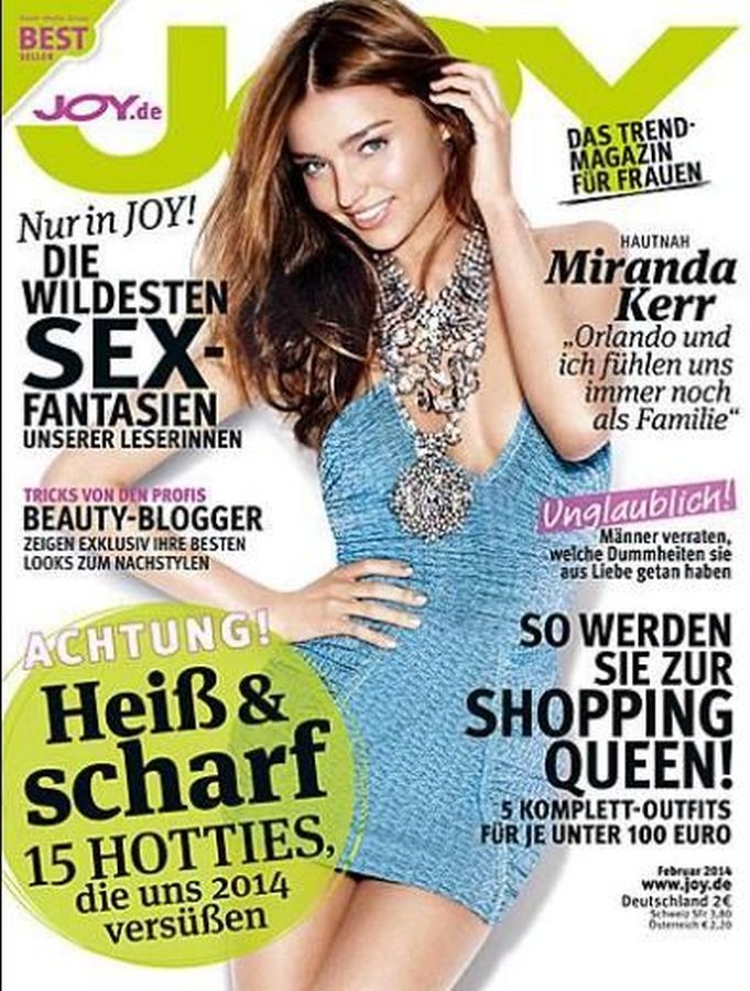 JOY GERMANY magazine side cover  February 2014