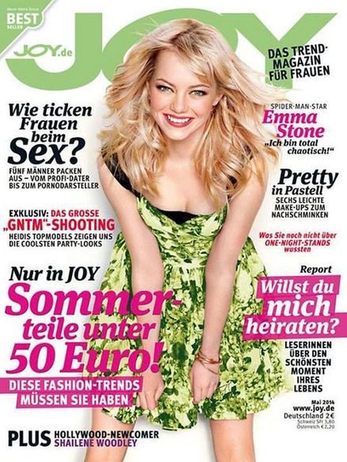 JOY GERMANY magazine side cover  May 2014