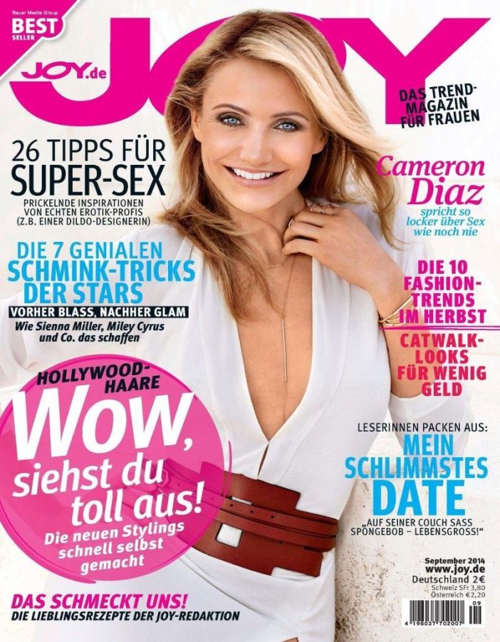 JOY GERMANY magazine side cover  September 2014