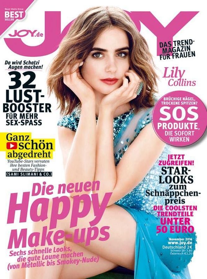 JOY GERMANY magazine side cover  November 2014